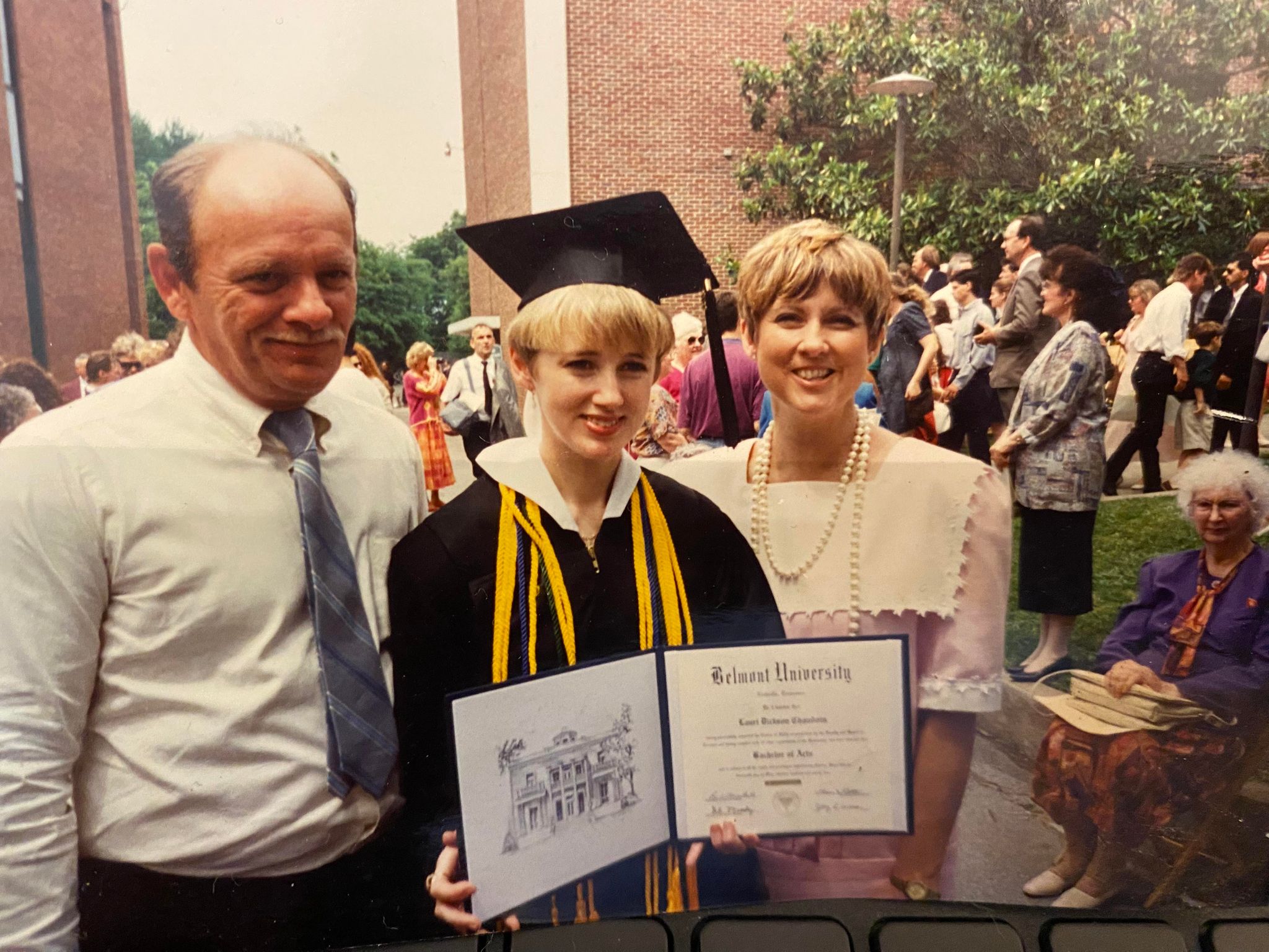 Lauri Chaudoin at her graduation